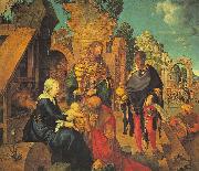 Albrecht Durer The Adoration of the Magi_z oil on canvas